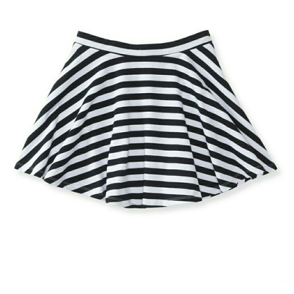 P.S aeropostale striped skater skirt